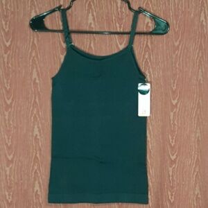 SHAPERMINT Essential Women’s All Day Scoop Neck Cami Shaping Sz 3XL Jet BLACK